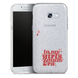 Silicone Glitter Case silver glitter