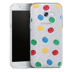 Silicone Glitter Case silver glitter