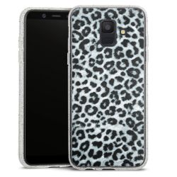 Silicone Glitter Case silver glitter