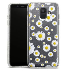 Silicone Glitter Case silver glitter