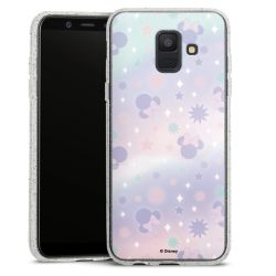 Silicone Glitter Case silver glitter