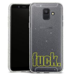 Silicone Glitter Case silver glitter