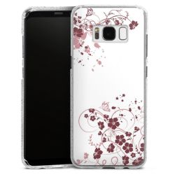 Silicone Glitter Case silver glitter