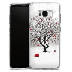 Silicone Glitter Case silver glitter