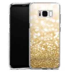 Silicone Glitter Case silver glitter