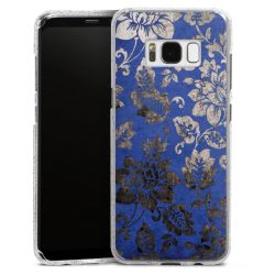 Silicone Glitter Case silver glitter