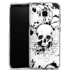 Silicone Glitter Case silver glitter