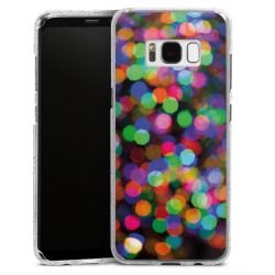 Silicone Glitter Case silver glitter