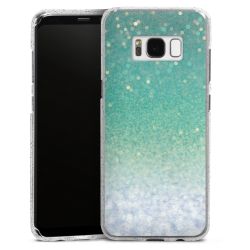 Silicone Glitter Case silver glitter