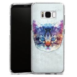 Silicone Glitter Case silver glitter