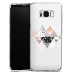 Silicone Glitter Case silver glitter