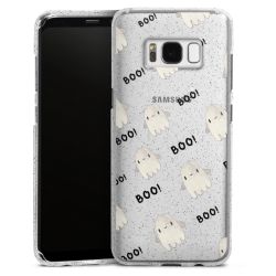 Silicone Glitter Case silver glitter