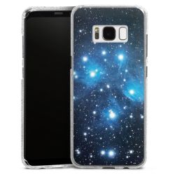 Silicone Glitter Case silver glitter