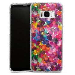 Silicone Glitter Case silver glitter