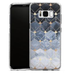 Silicone Glitter Case silver glitter