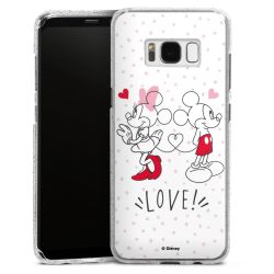 Silicone Glitter Case silver glitter