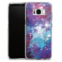 Silicone Glitter Case silver glitter