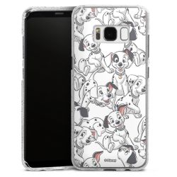 Silicone Glitter Case silver glitter