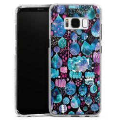 Silicone Glitter Case silver glitter