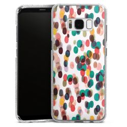 Silicone Glitter Case silver glitter