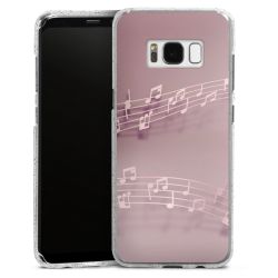 Silicone Glitter Case silver glitter