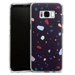 Silicone Glitter Case silver glitter