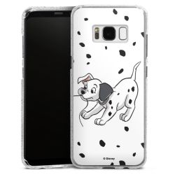 Silicone Glitter Case silver glitter