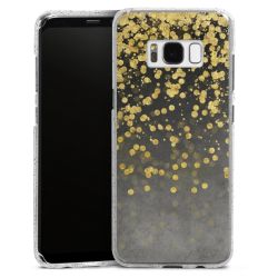 Silicone Glitter Case silver glitter