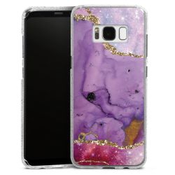 Silicone Glitter Case silver glitter