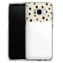 Silicone Glitter Case silver glitter