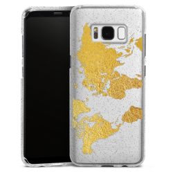 Silicone Glitter Case silver glitter