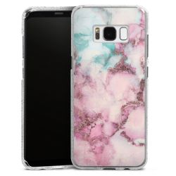 Silicone Glitter Case silver glitter