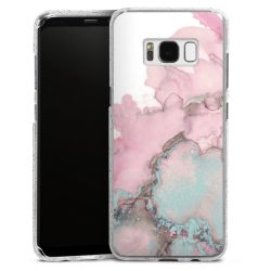 Silicone Glitter Case silver glitter