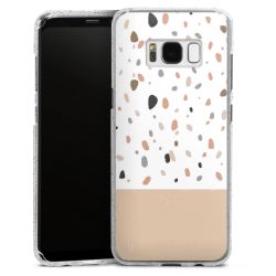 Silicone Glitter Case silver glitter