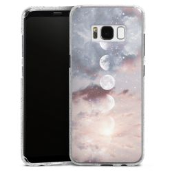 Silicone Glitter Case silver glitter