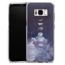 Silicone Glitter Case silver glitter