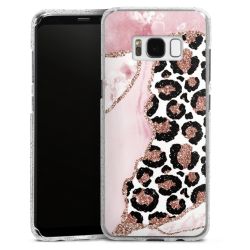 Silicone Glitter Case silver glitter