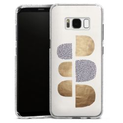 Silicone Glitter Case silver glitter