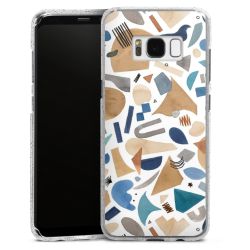 Silicone Glitter Case silver glitter