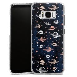 Silicone Glitter Case silver glitter