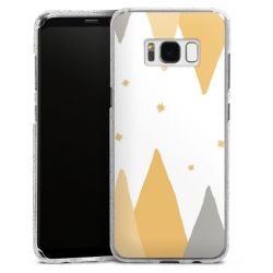 Silicone Glitter Case silver glitter