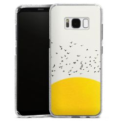 Silicone Glitter Case silver glitter