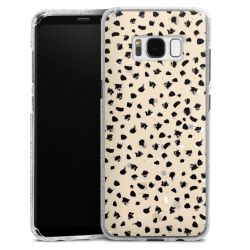 Silicone Glitter Case silver glitter