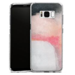 Silicone Glitter Case silver glitter