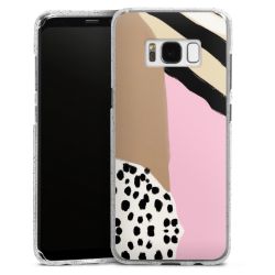 Silicone Glitter Case silver glitter