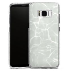 Silicone Glitter Case silver glitter