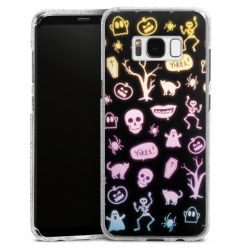 Silicone Glitter Case silver glitter