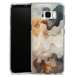 Silicone Glitter Case silver glitter