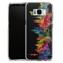 Silicone Glitter Case silver glitter