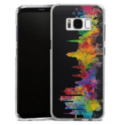 Silicone Glitter Case silver glitter